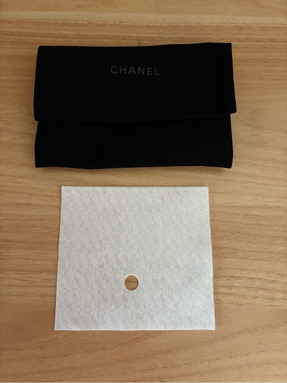 NEW CHANEL Black SLG Fold Over Dust Bag 2026 Version